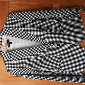 Ann Taylor Gingham Jacket
